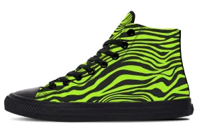 Neon Zebra High Tops