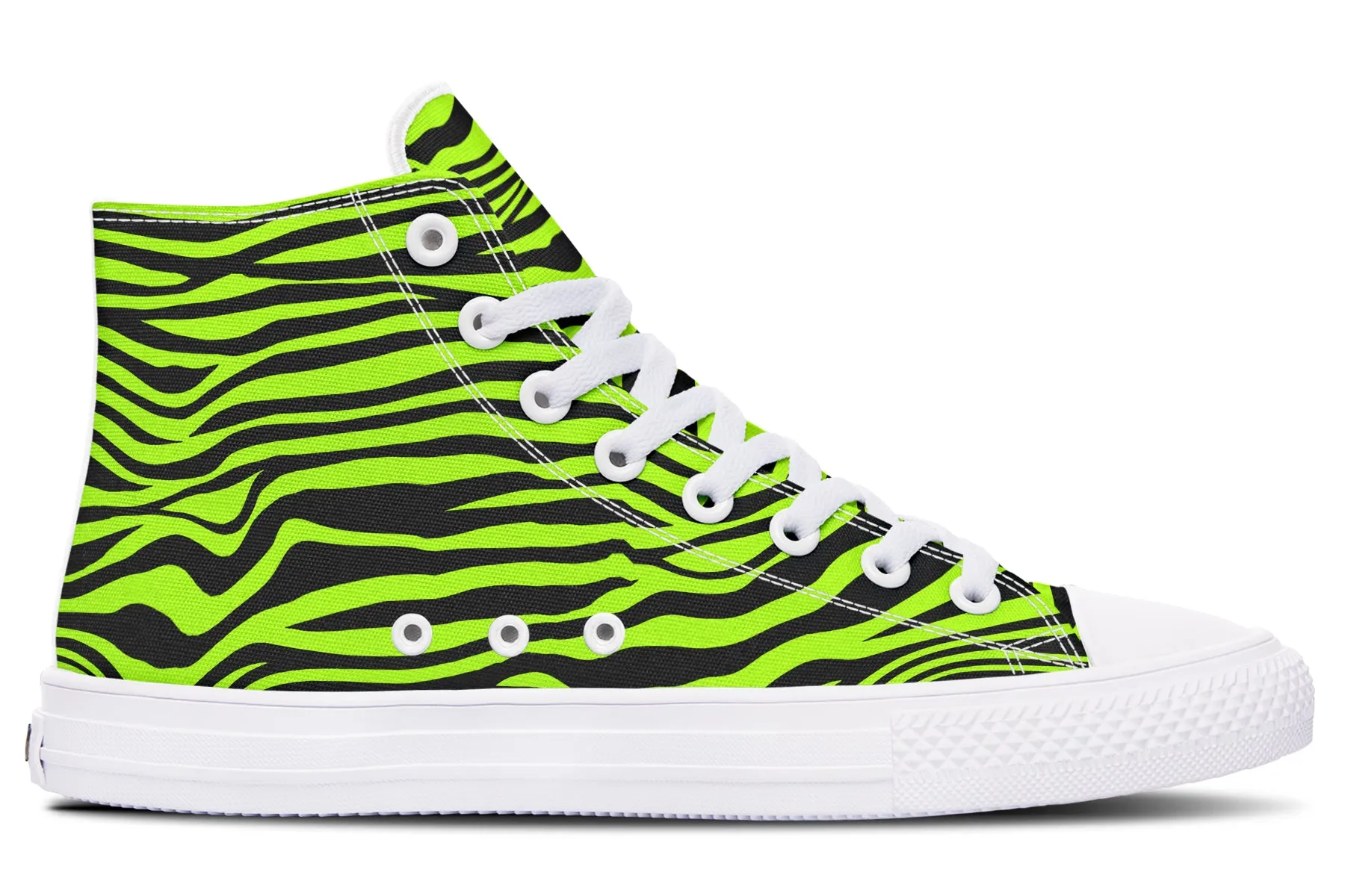 Neon Zebra High Tops