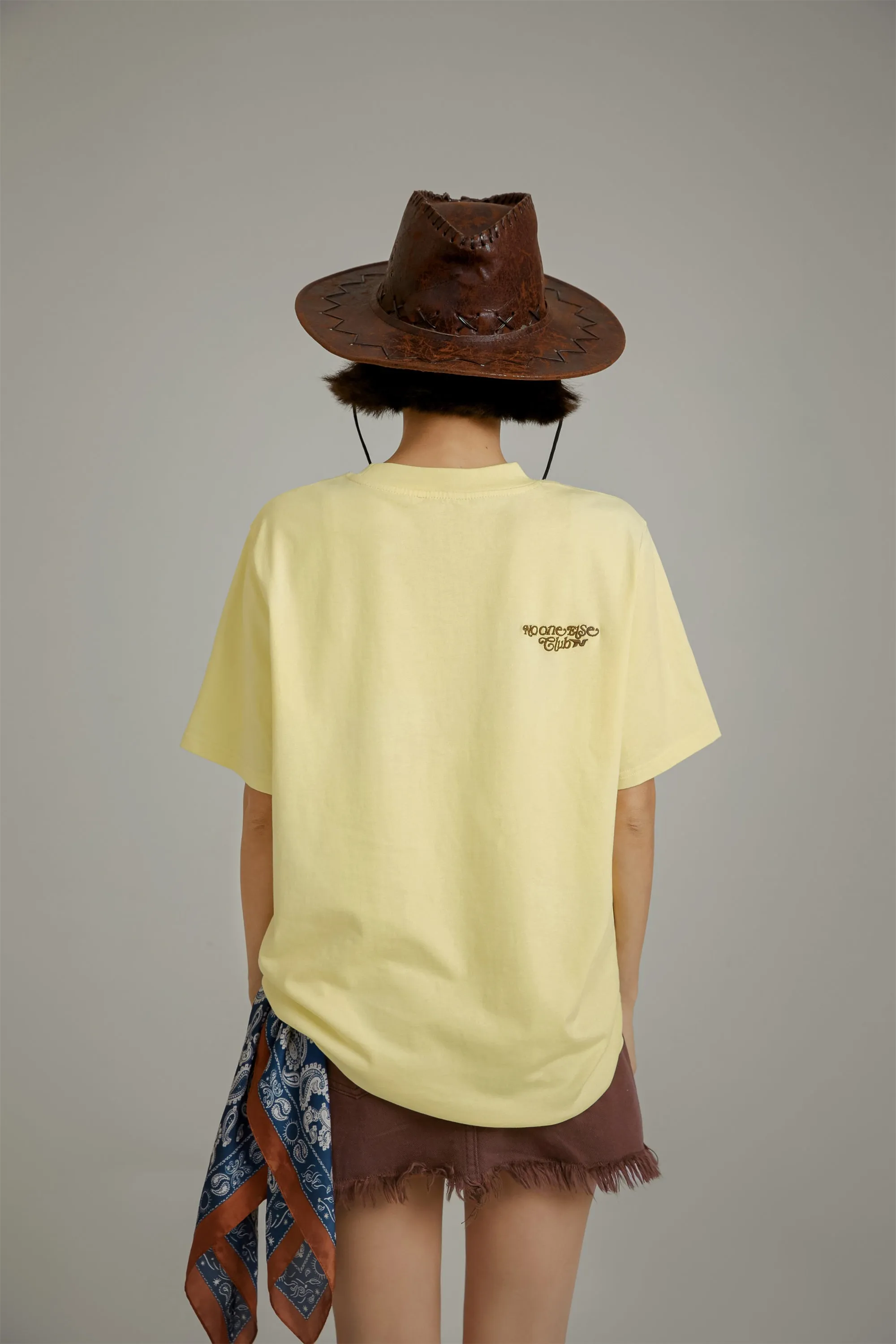 Noe Club Colored Loose Fit T-Shirt