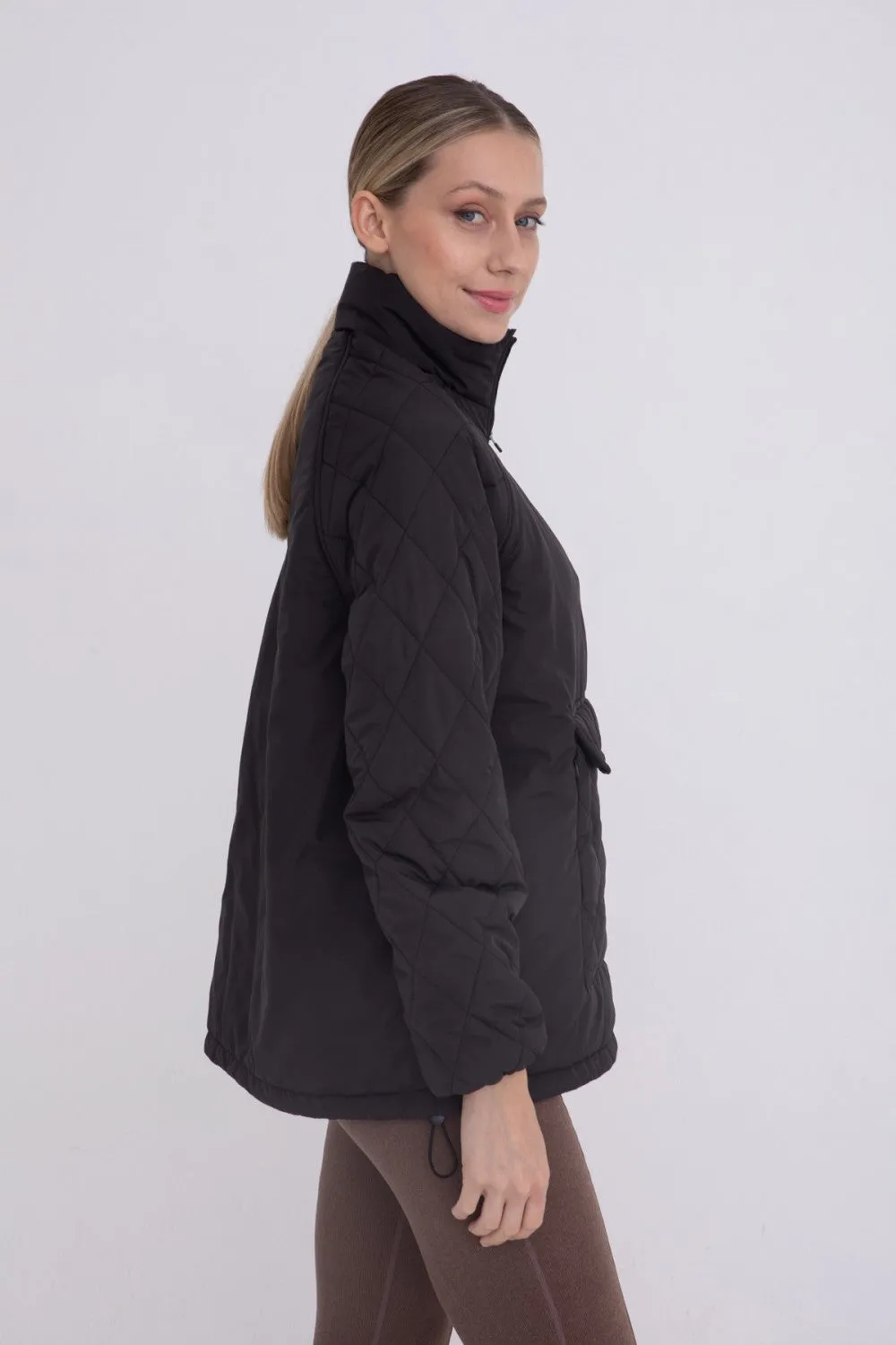 Padded Puffer Quilted Pullover Jacket