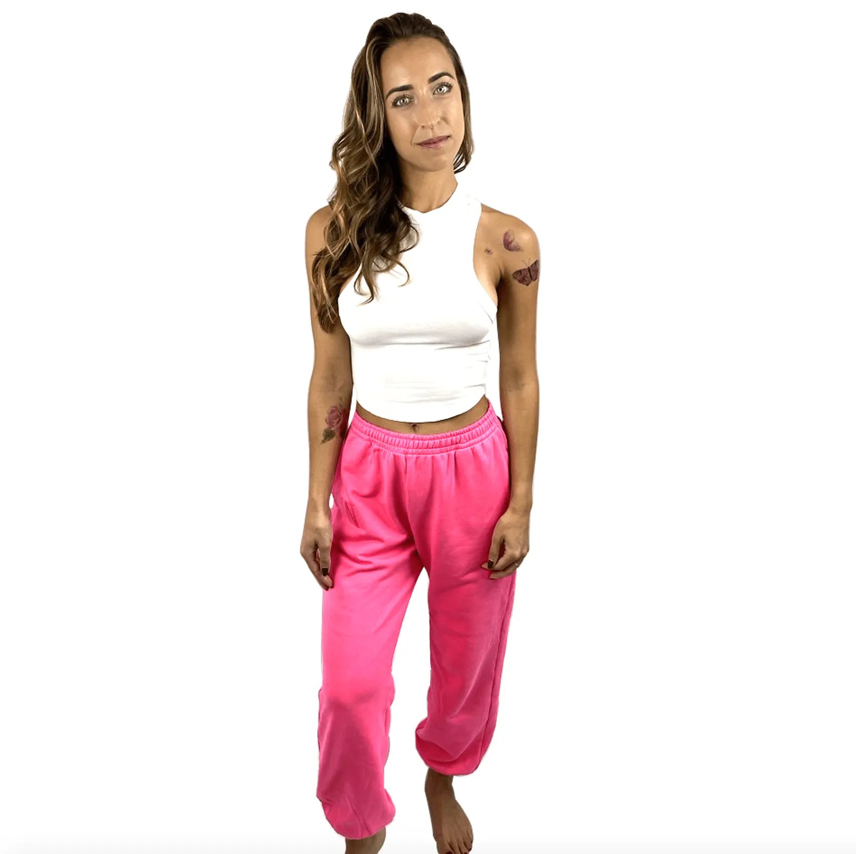 Pink Neon Jogger Naughties Sweat Pants