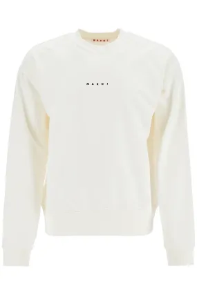 "oversized organic cotton sweat FUMU0074P9USCU87 NATURAL WHITE