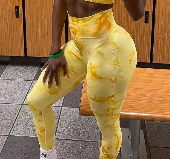 Seamless Push Up High Waist Workout Yoga Leggins