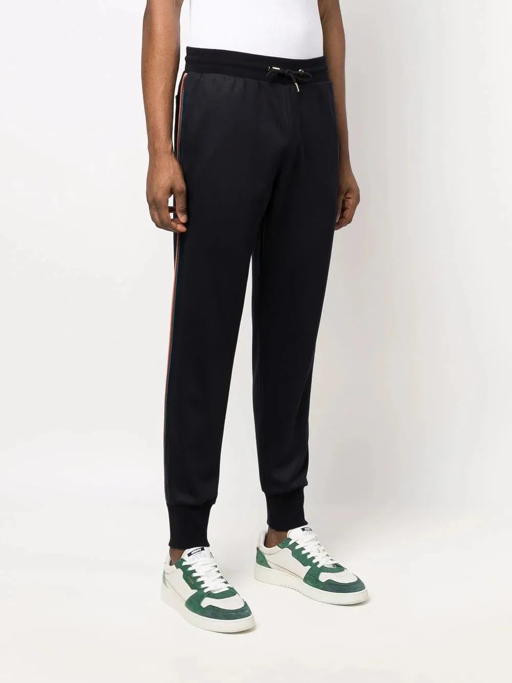 Side-Stripe Tapered Track Pants