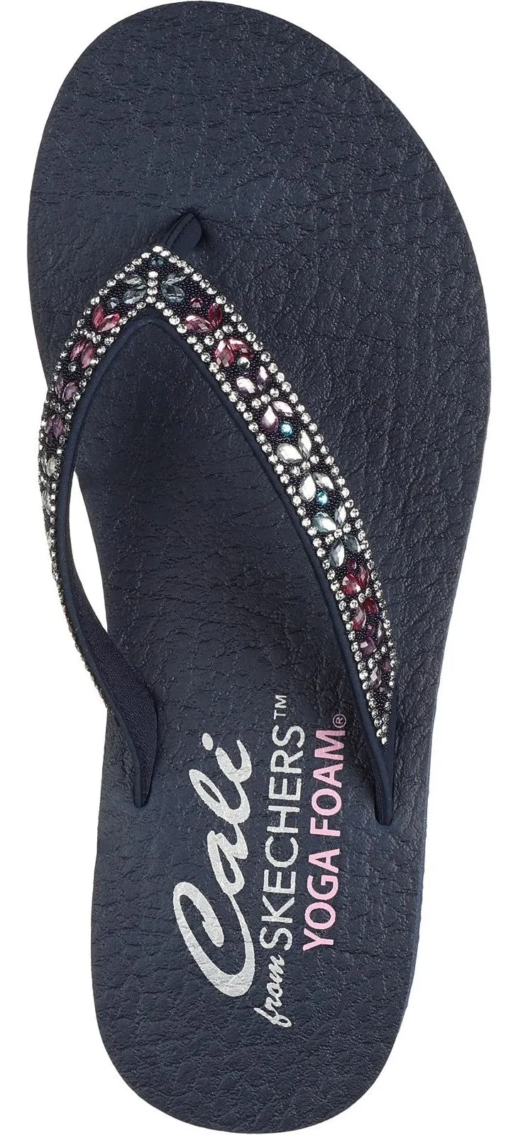 Skechers 119660 Meditation Butterfly Garden Womens Toe Post Sandal