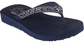 Skechers 119660 Meditation Butterfly Garden Womens Toe Post Sandal