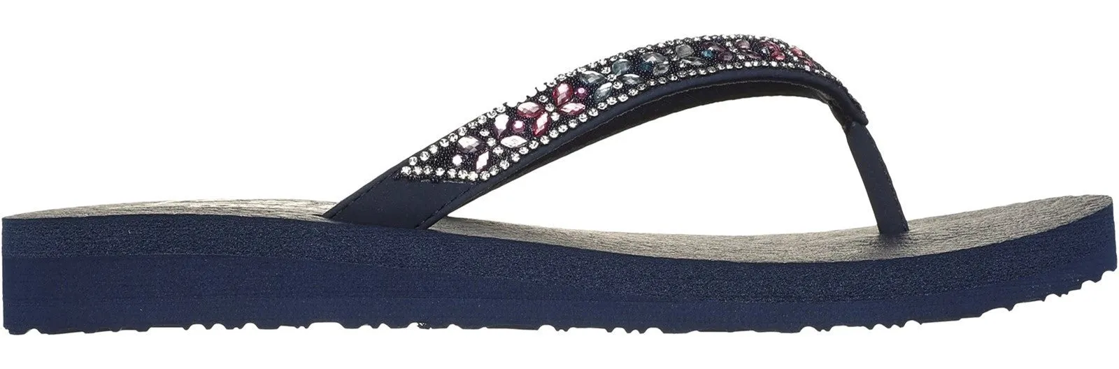 Skechers 119660 Meditation Butterfly Garden Womens Toe Post Sandal