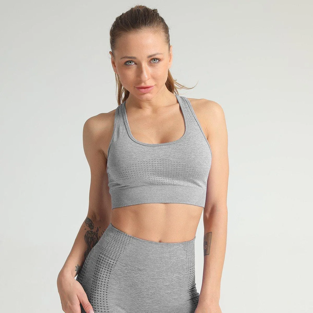 Sleeveless Push Up Workout Top
