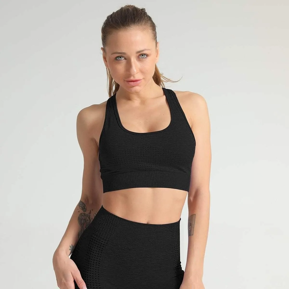 Sleeveless Push Up Workout Top