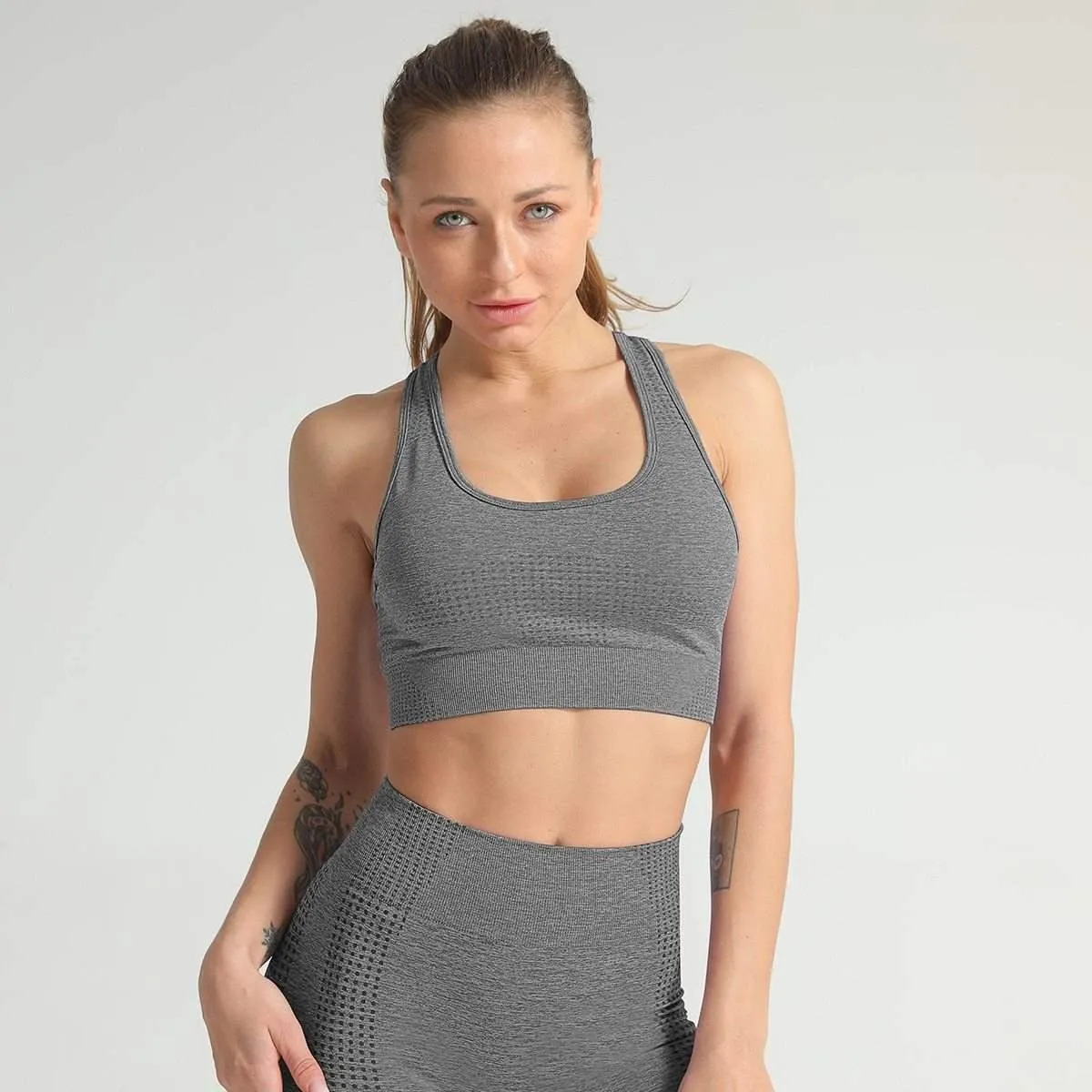 Sleeveless Push Up Workout Top