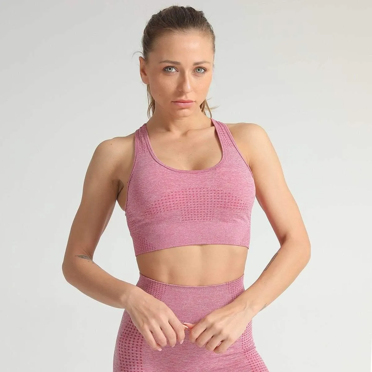 Sleeveless Push Up Workout Top