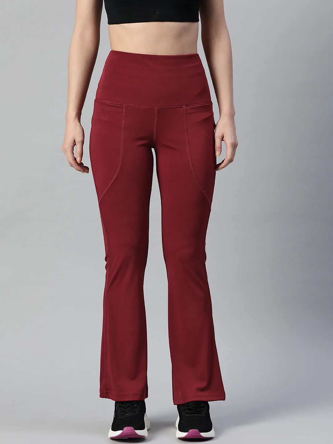 Solid Regular Fit Track Pants