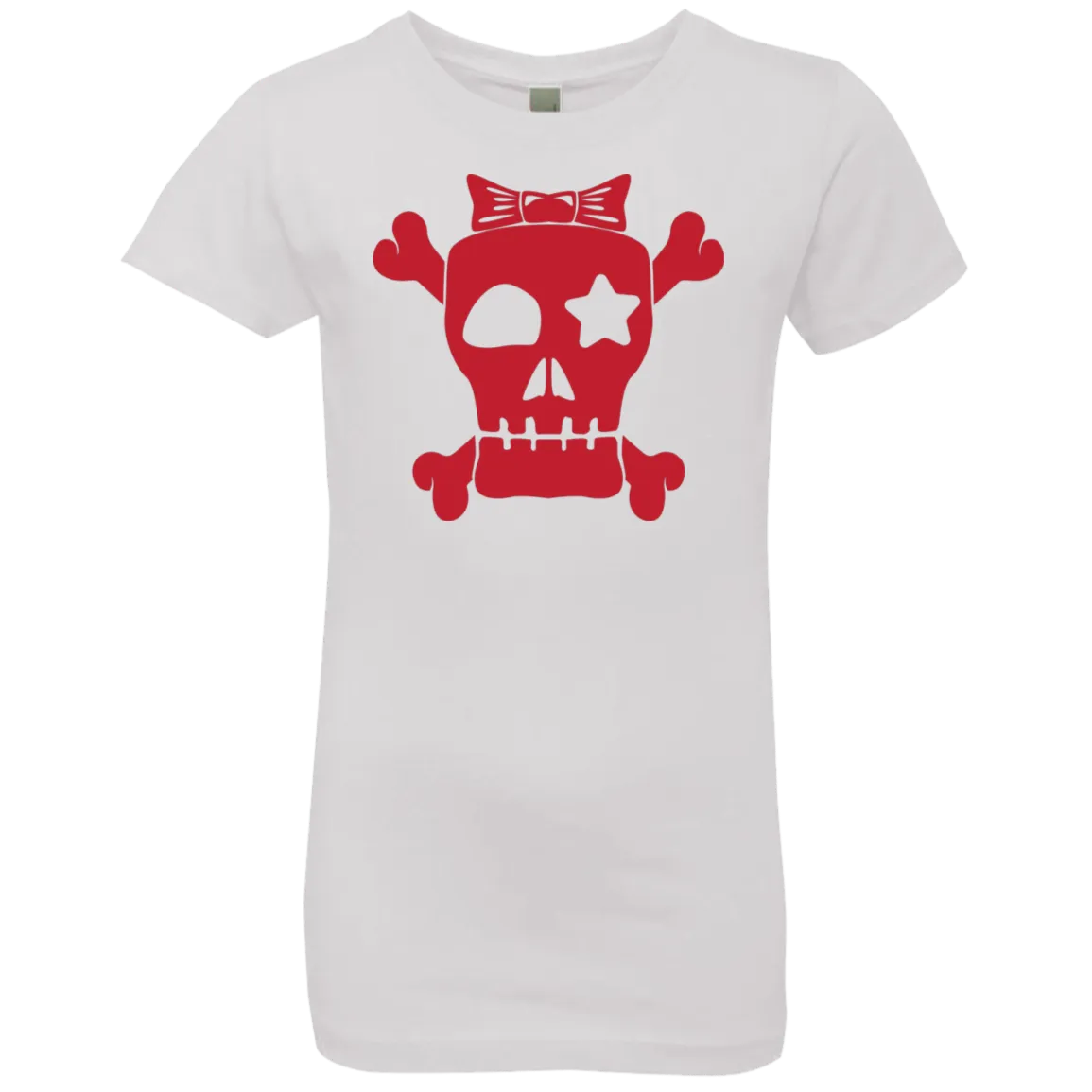 Spooky Skull Halloween Girls' Princess T-Shirt