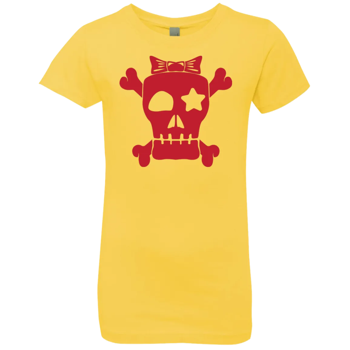 Spooky Skull Halloween Girls' Princess T-Shirt