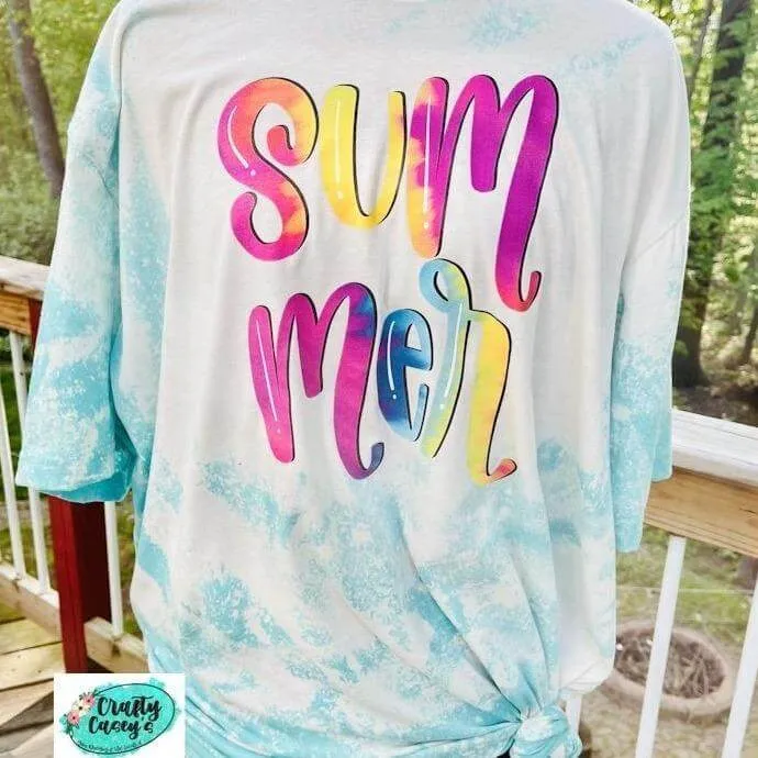 Summer - Tie Dye Retro-  Unisex T-shirts