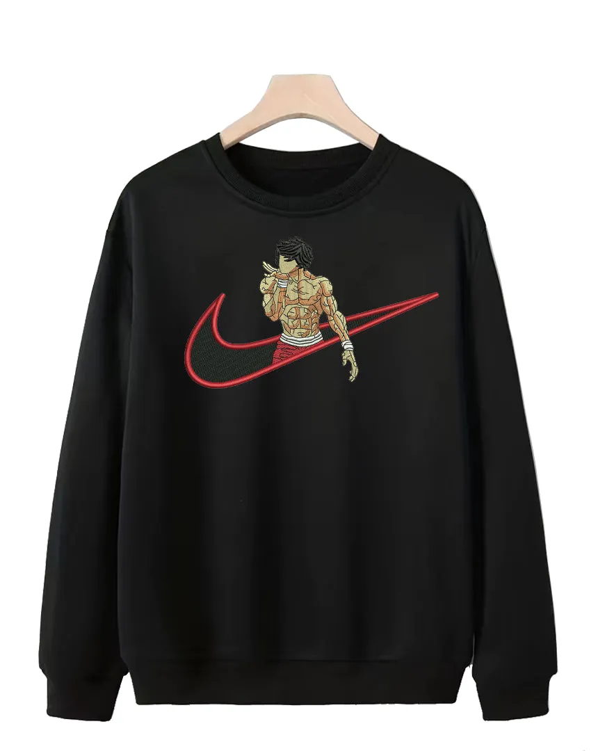 Sweatshirt Gym Baki Black
