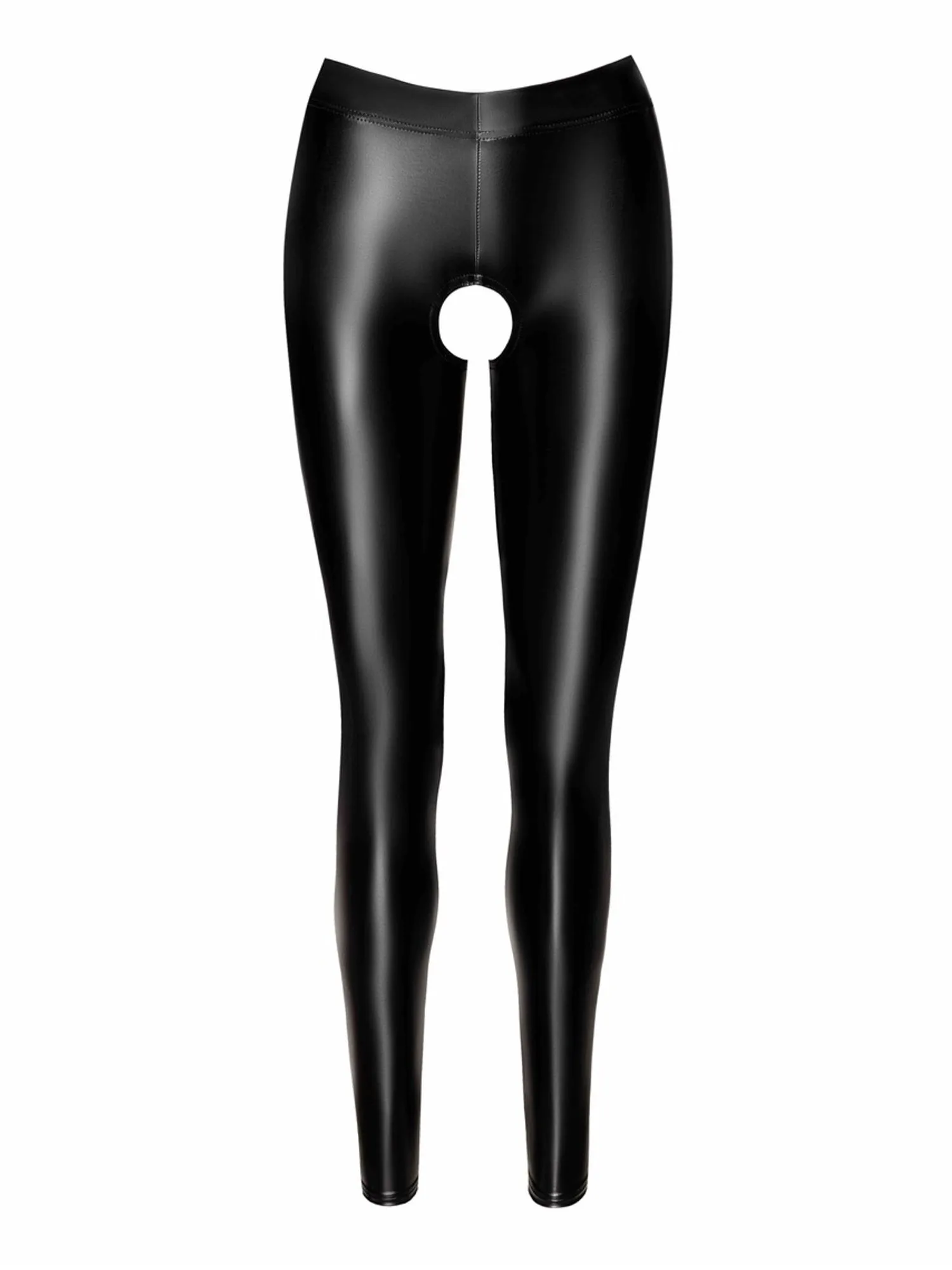 Taboo Wetlook Leggings With Open Crotch And Bum