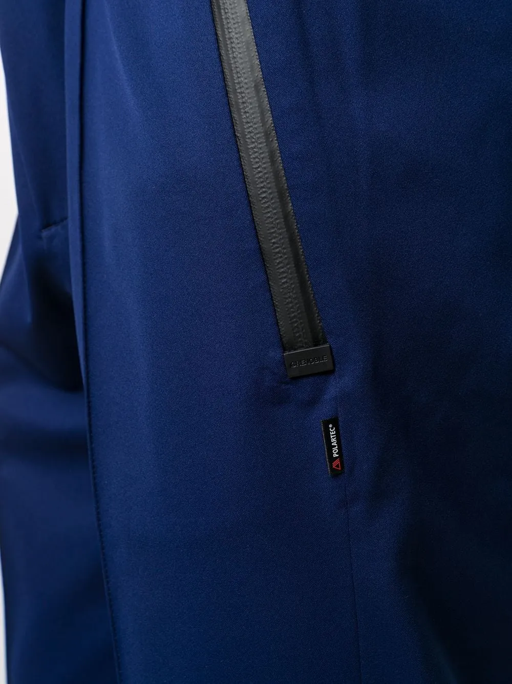 Tapered Piped-Trim Track Pants
