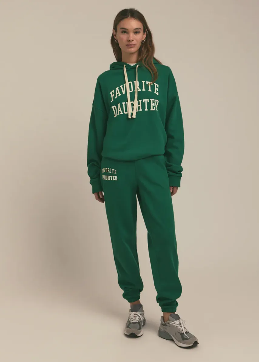 The Collegiate Hoodie in Emerald