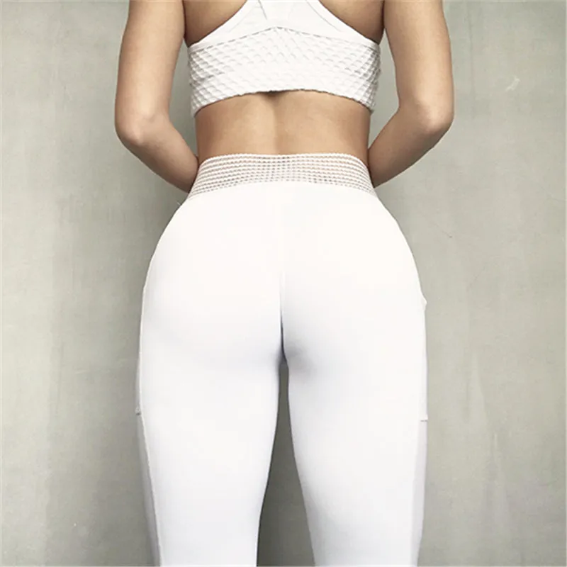 Unique high waist sport leggings with side pocket