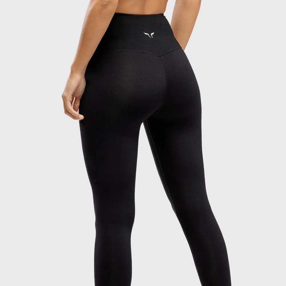 Warrior High-Waisted Leggings - Black
