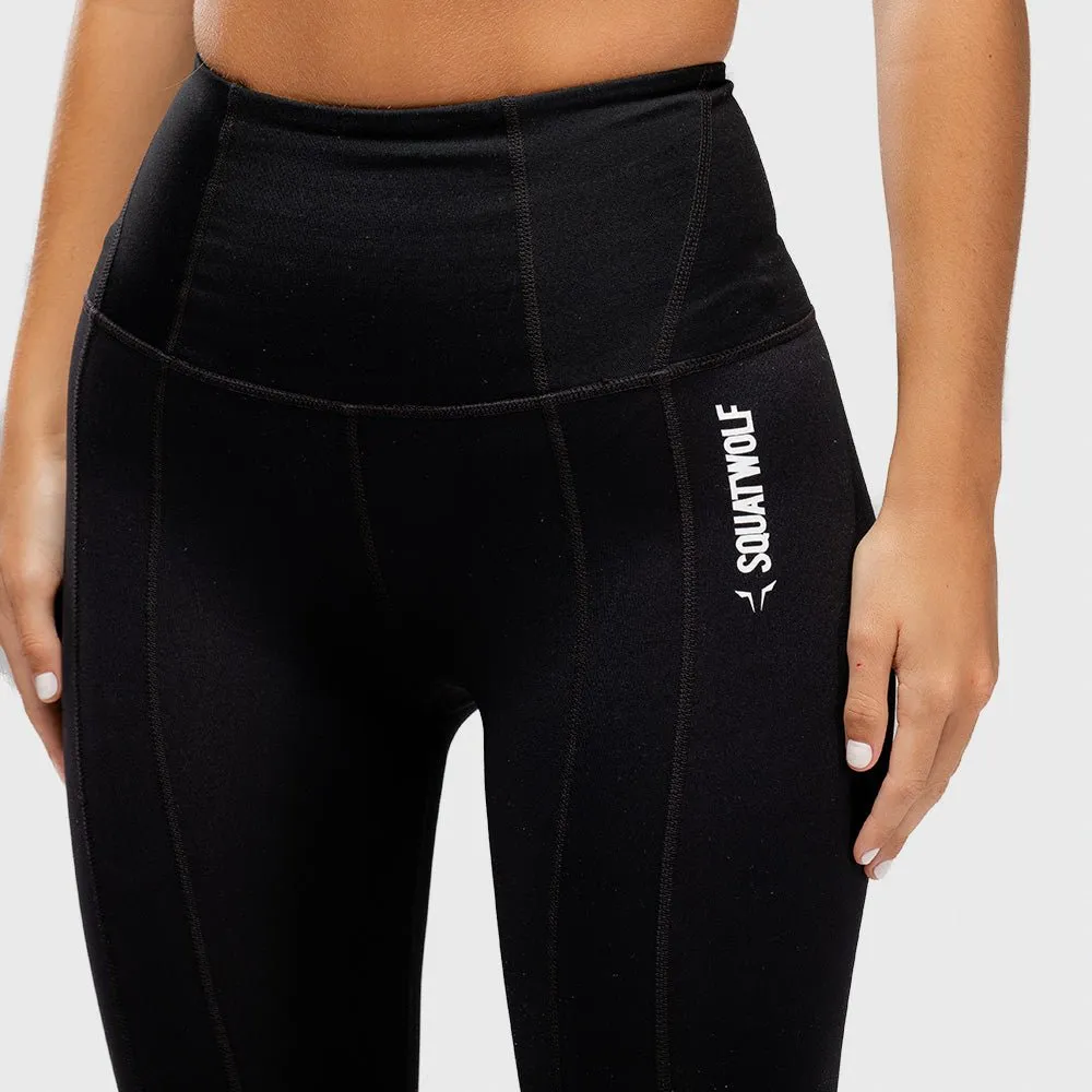 Warrior High-Waisted Leggings - Black