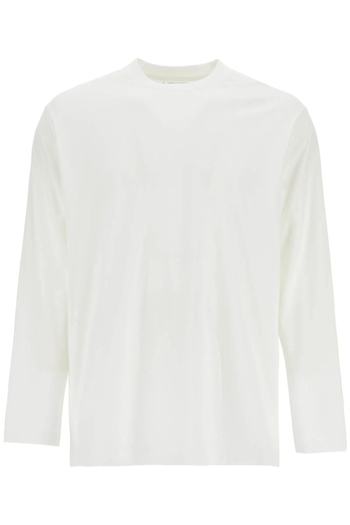 white cotton t-shirt with graphic print JM3234 WHITE
