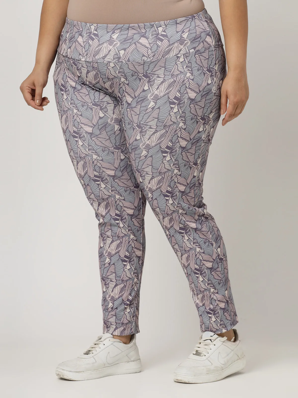 Women Printed Ankle-Length Gym Tights
