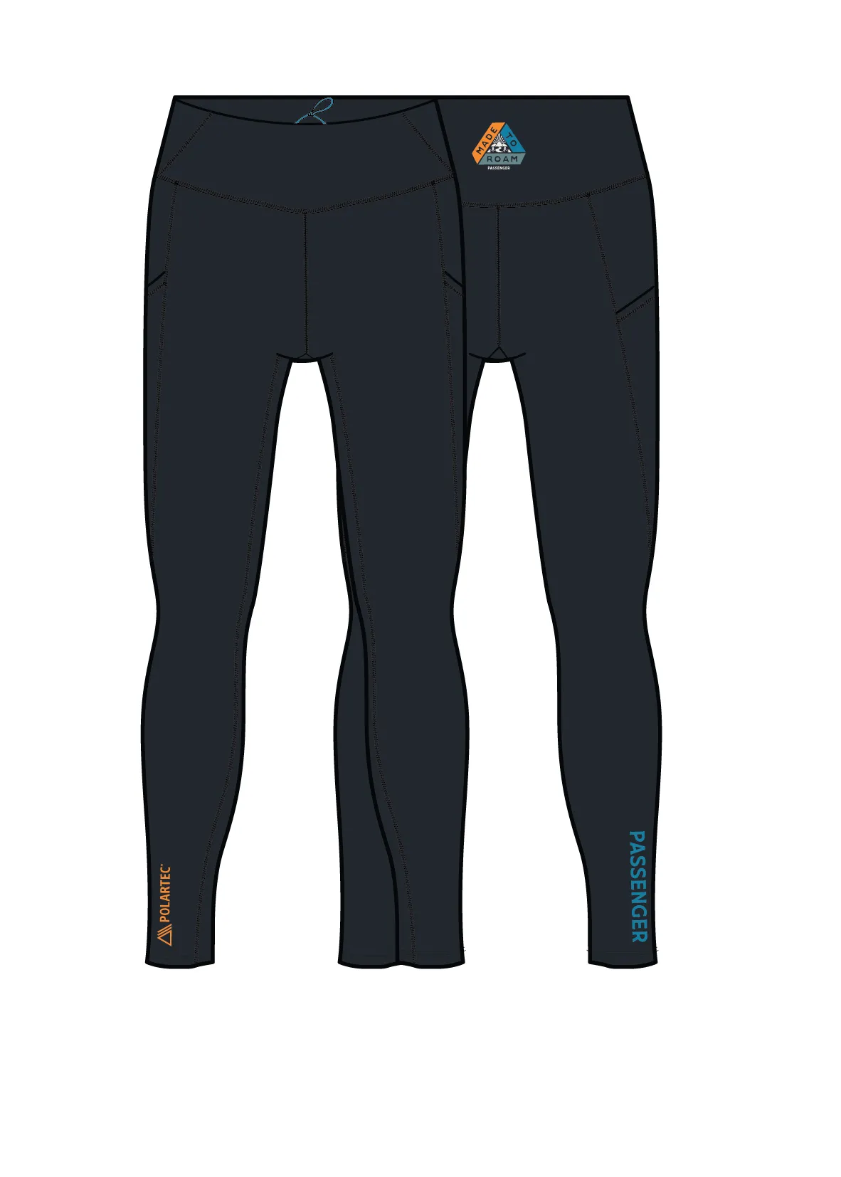 Women's Wintergreen Recycled Polartec® Legging - Black