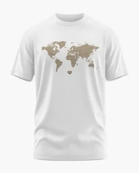 World Map Signature LuxeSoft Cotton T-Shirt