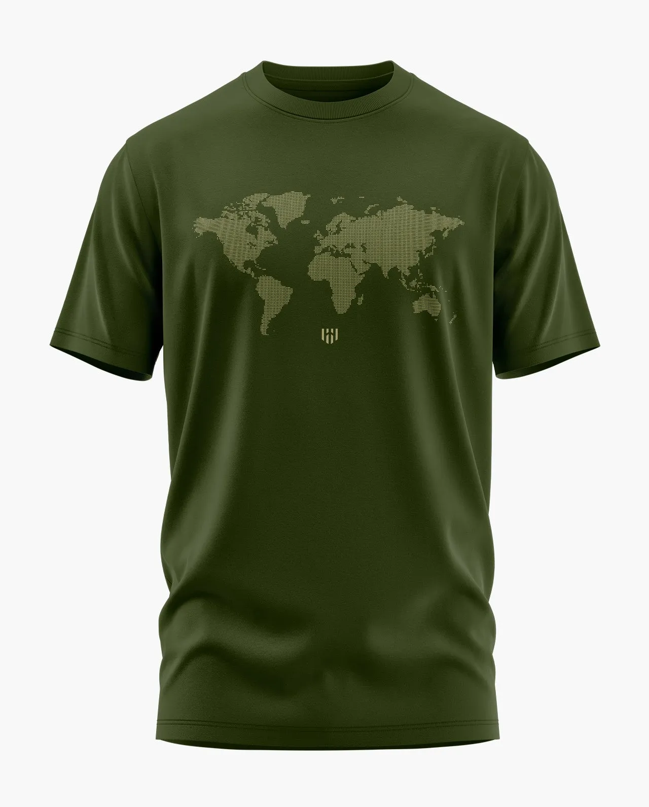 World Map Signature LuxeSoft Cotton T-Shirt