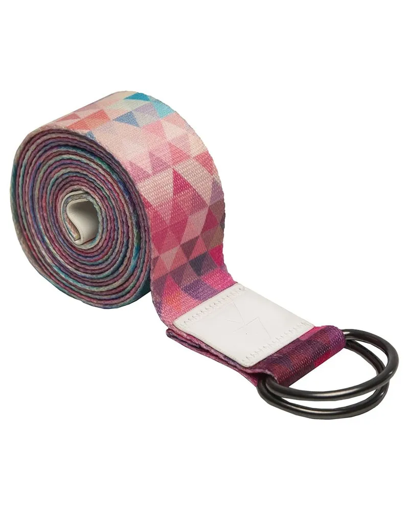 Yoga Design Lab Yoga Strap 8ft (240cm) - Tribeca Sand Print