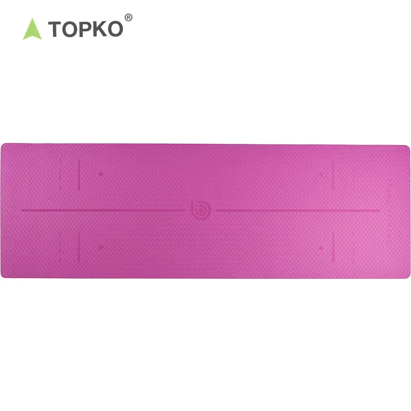 Yoga Mat Eco Friendly TPE Non Slip Yoga Mats Certified with Carrying Strap,72"x24" Extra Thick 1-4" for Yoga Pilates Fitness, Best Gift for Lover