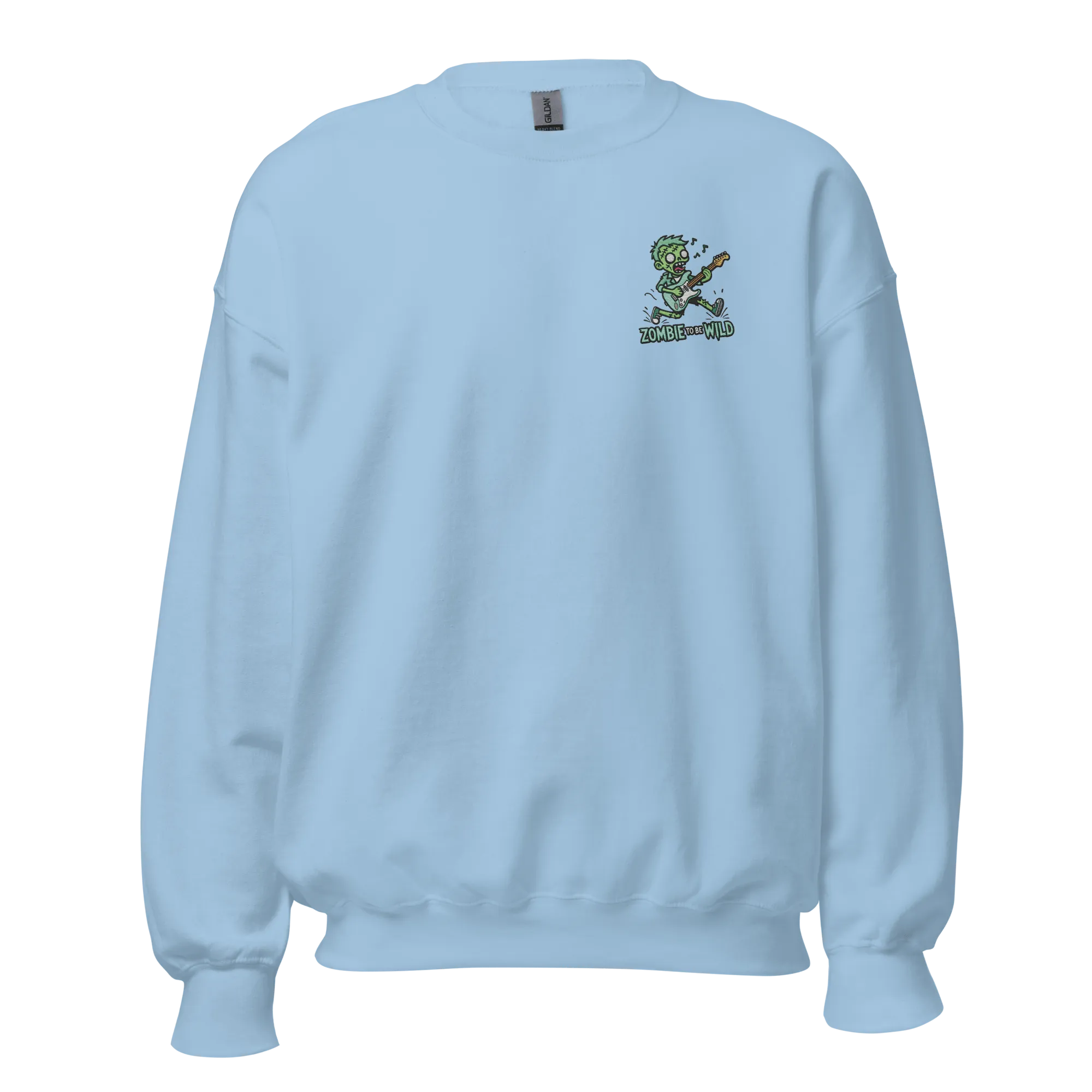 Zombie To Be Wild - Halloween Sweatshirt - Fun Zombie Halloween Sweatshirt