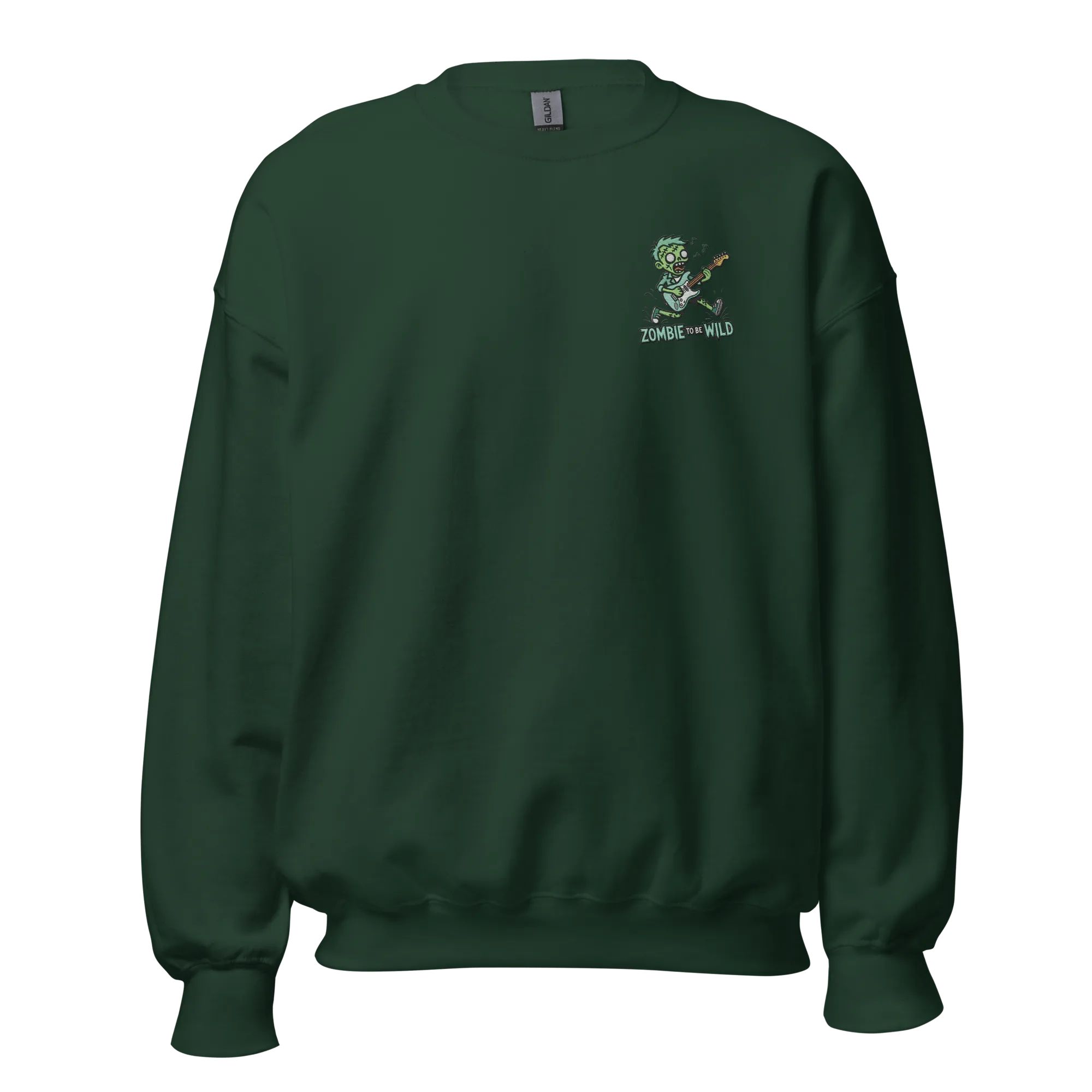 Zombie To Be Wild - Halloween Sweatshirt - Fun Zombie Halloween Sweatshirt