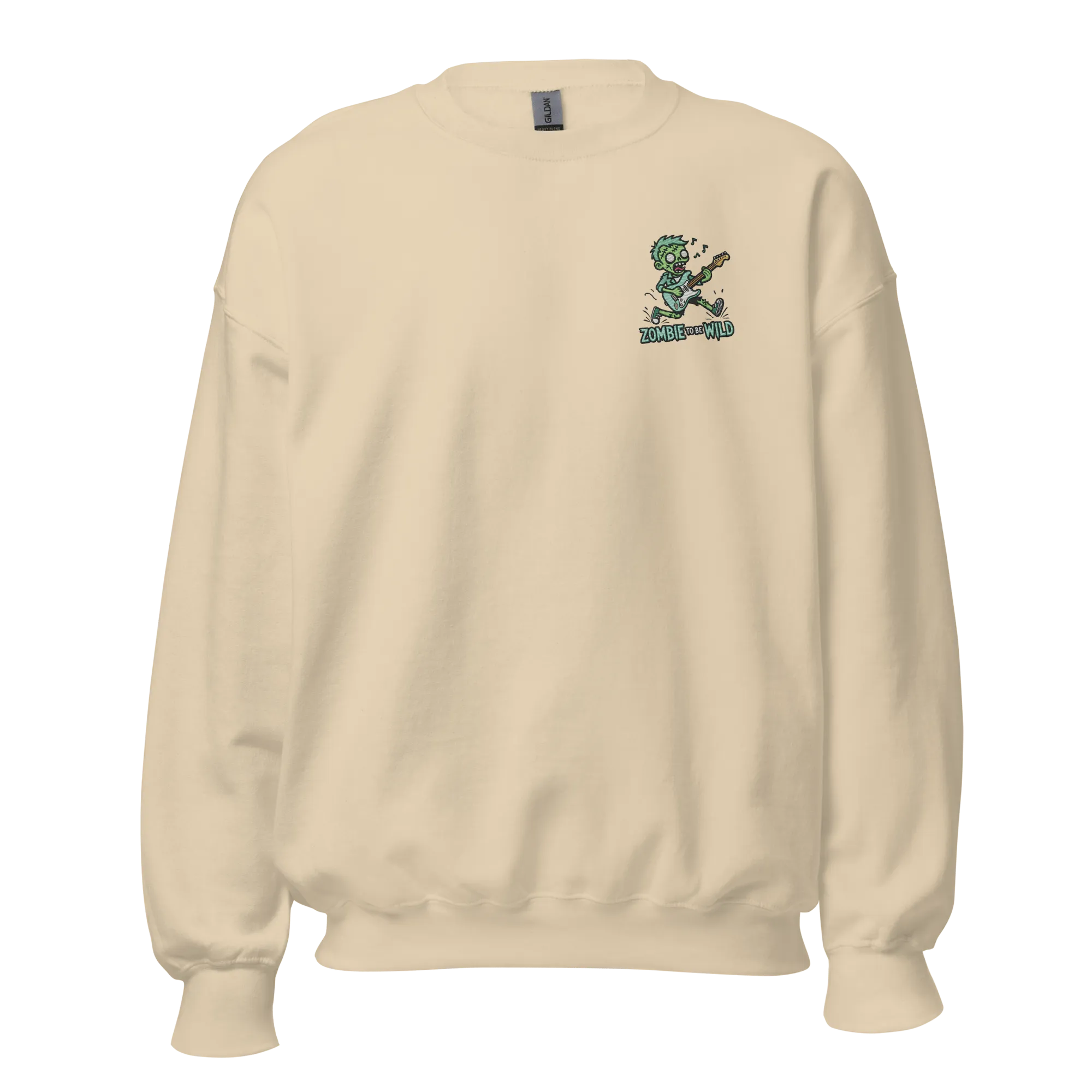 Zombie To Be Wild - Halloween Sweatshirt - Fun Zombie Halloween Sweatshirt