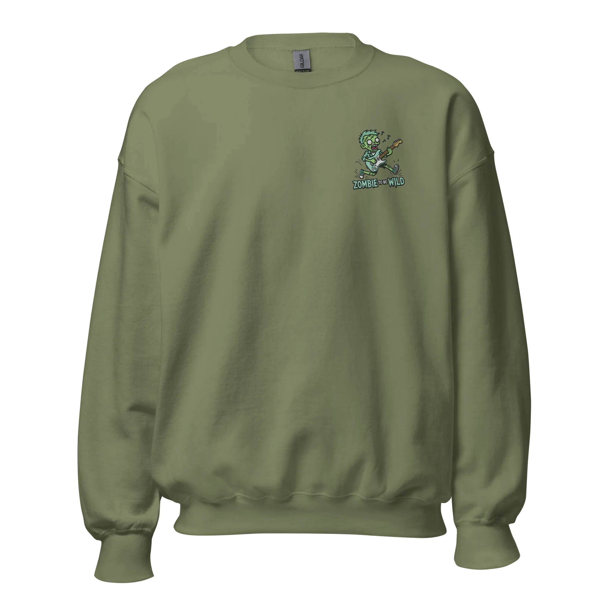Zombie To Be Wild - Halloween Sweatshirt - Fun Zombie Halloween Sweatshirt