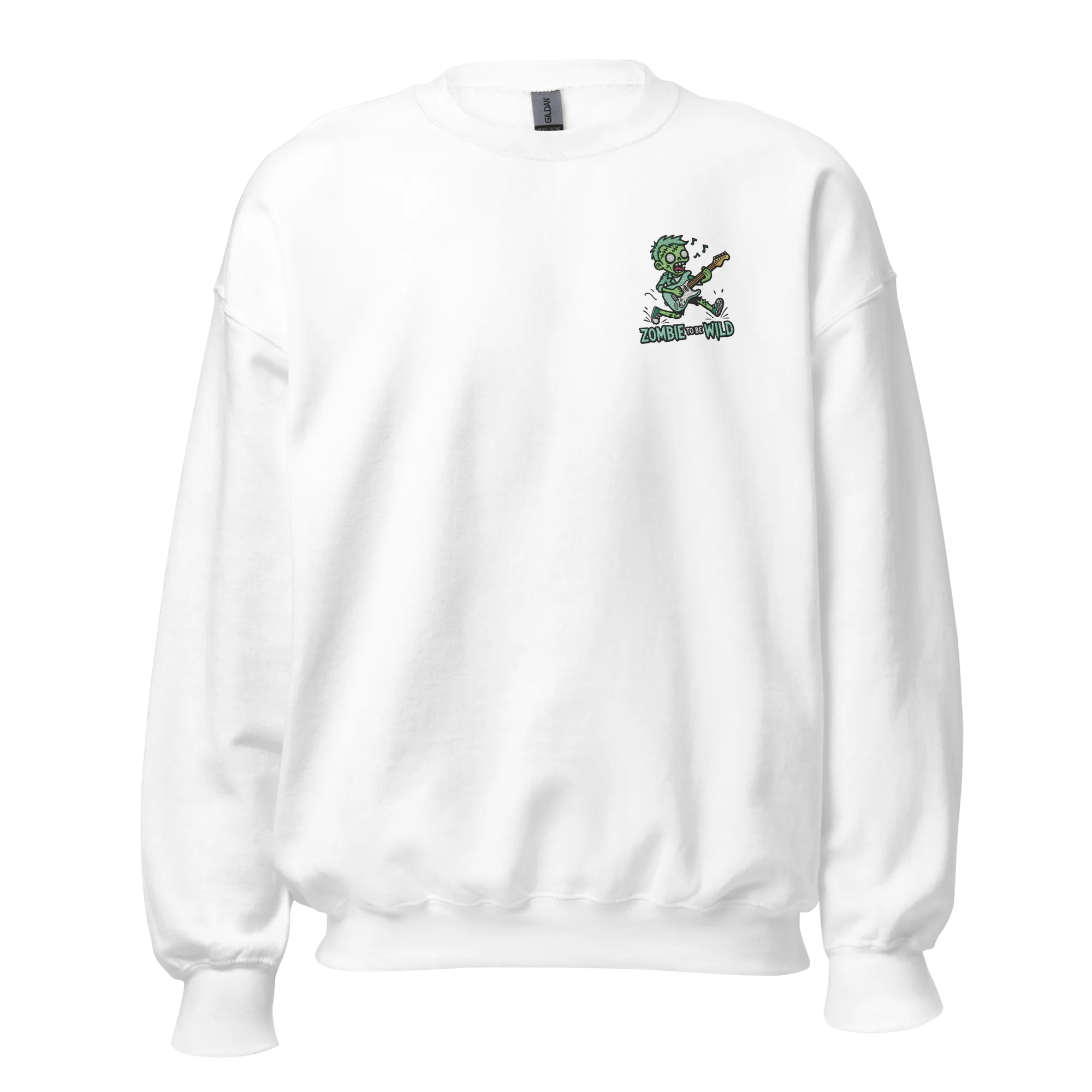 Zombie To Be Wild - Halloween Sweatshirt - Fun Zombie Halloween Sweatshirt